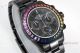 NEW! Noob Factory 4130 Rolex Daytona Blaken 'Black Venom' Rainbow Bezel Watch 40mm (3)_th.jpg
